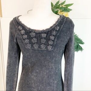 T-Party Woman’s Black Crochet Back Large Dress/Tunic!